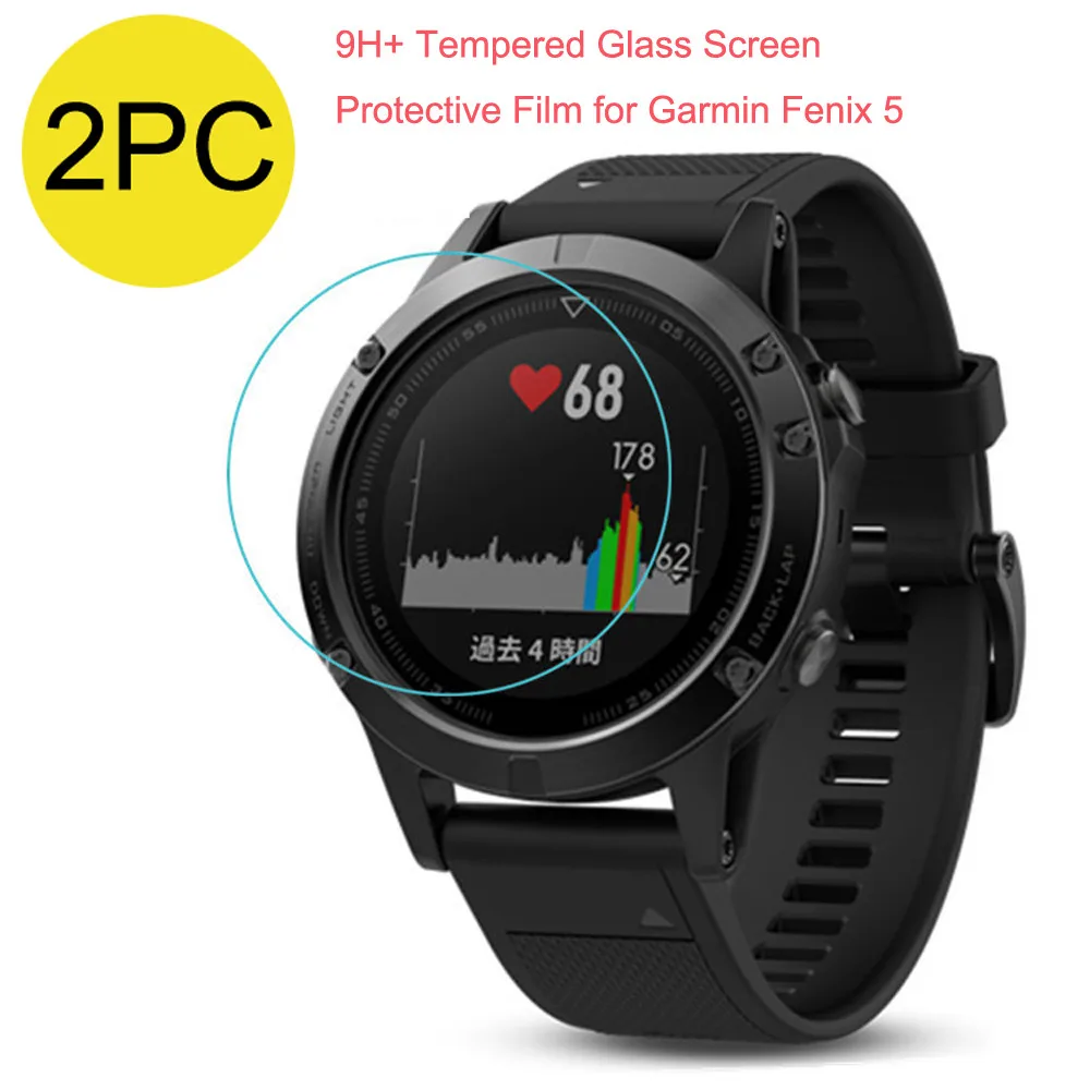Новая модная защитная пленка 2 шт 9 H + Защитная из закаленного стекла для Garmin Fenix 5