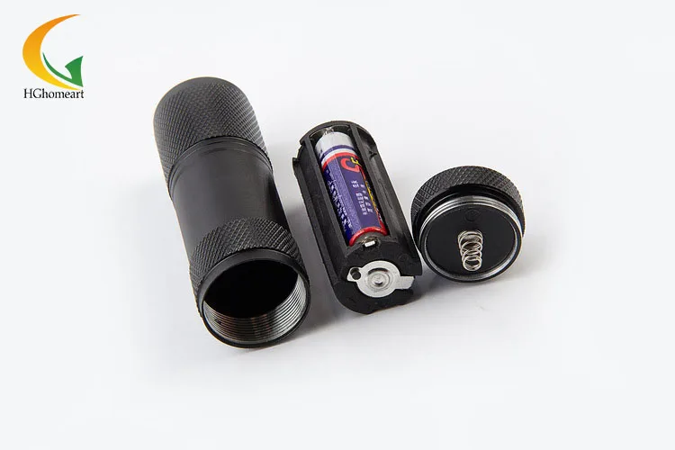 Портативный светодиодный фонарик-фонарик Penlight 9 светодиодный s УФ фиолетовый свет лампы 450lm фонарь освещение для проверки подлинности денег