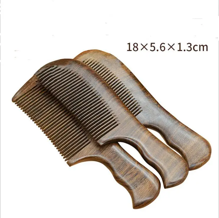 Товары для ухода за волосами натуральные массажные черные сандаловые деревянные