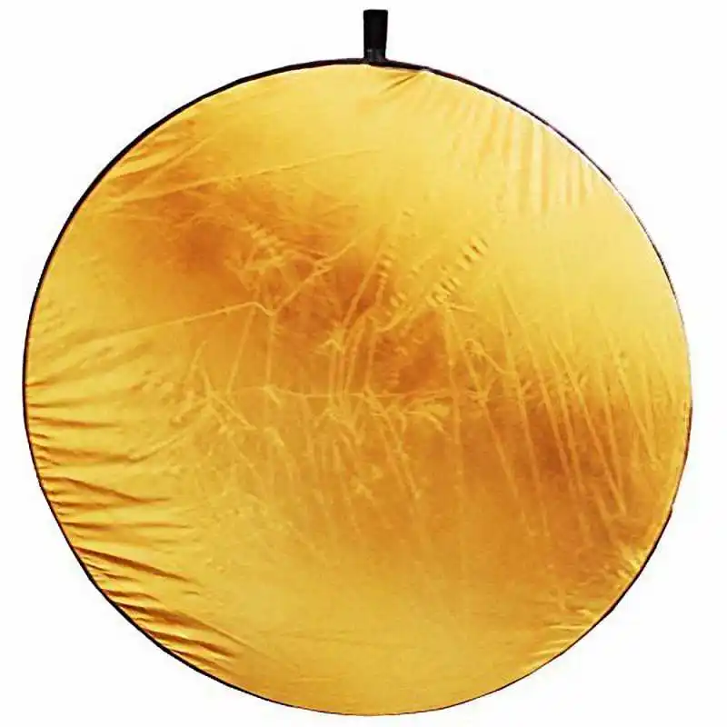 60cm 24&quot/80cm 32&quot/110cm 43&quot Studio Photography Photo Video Lighting Disc Oval Reflector 2-in-1 2 Colors Gold Silver |