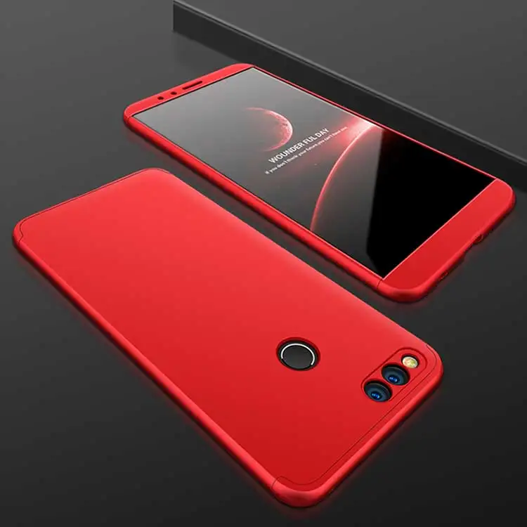 Huawei Honor 7X чехол Honor7X 360 градусов защищены всего тела противоударный чехол для телефона для huawei Honor 7X BND L21 L22 L24 крышка - Цвет: 3