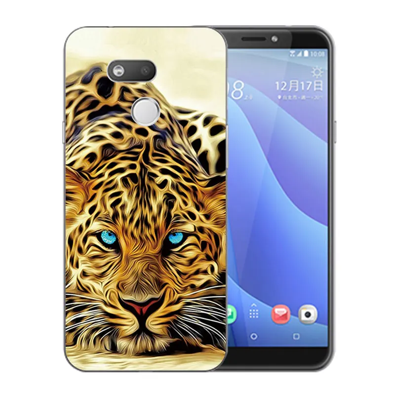 5.7 inch For HTC Desire 12s Phone Cases Ultrathin Clear Marb Painted D12S Soft Silicone Full Protector |