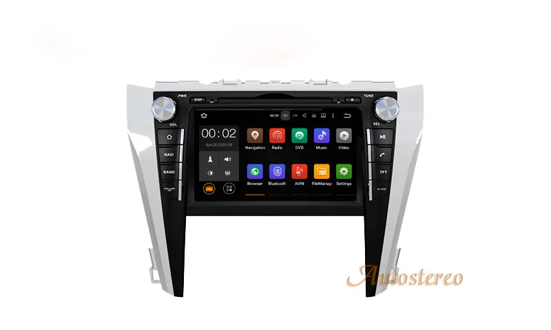 Восьмиядерный процессор 32+ 4 г Android8 автомобильный dvd-плеер gps Навигация стерео блок в-тире для Toyota Camry Aurion мультимедиа