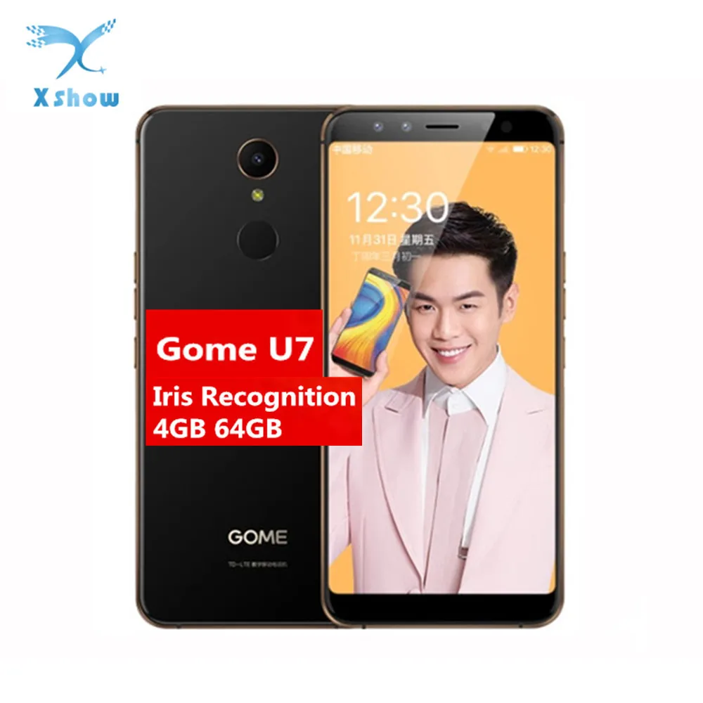Смартфон Gome U7 FHD экран 5 99 дюйма 3050 мАч MTK6757CD восемь ядер 13 МП 4 Гб ОЗУ 64 ПЗУ Android 7 1 NFC