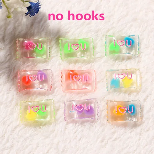 no hook 30 шт./лот 21*14 мм плоские с оборота смолы сладкие конфеты амулеты идеально подходит для подвески, серьги diy брелок части - Окраска металла: no hook