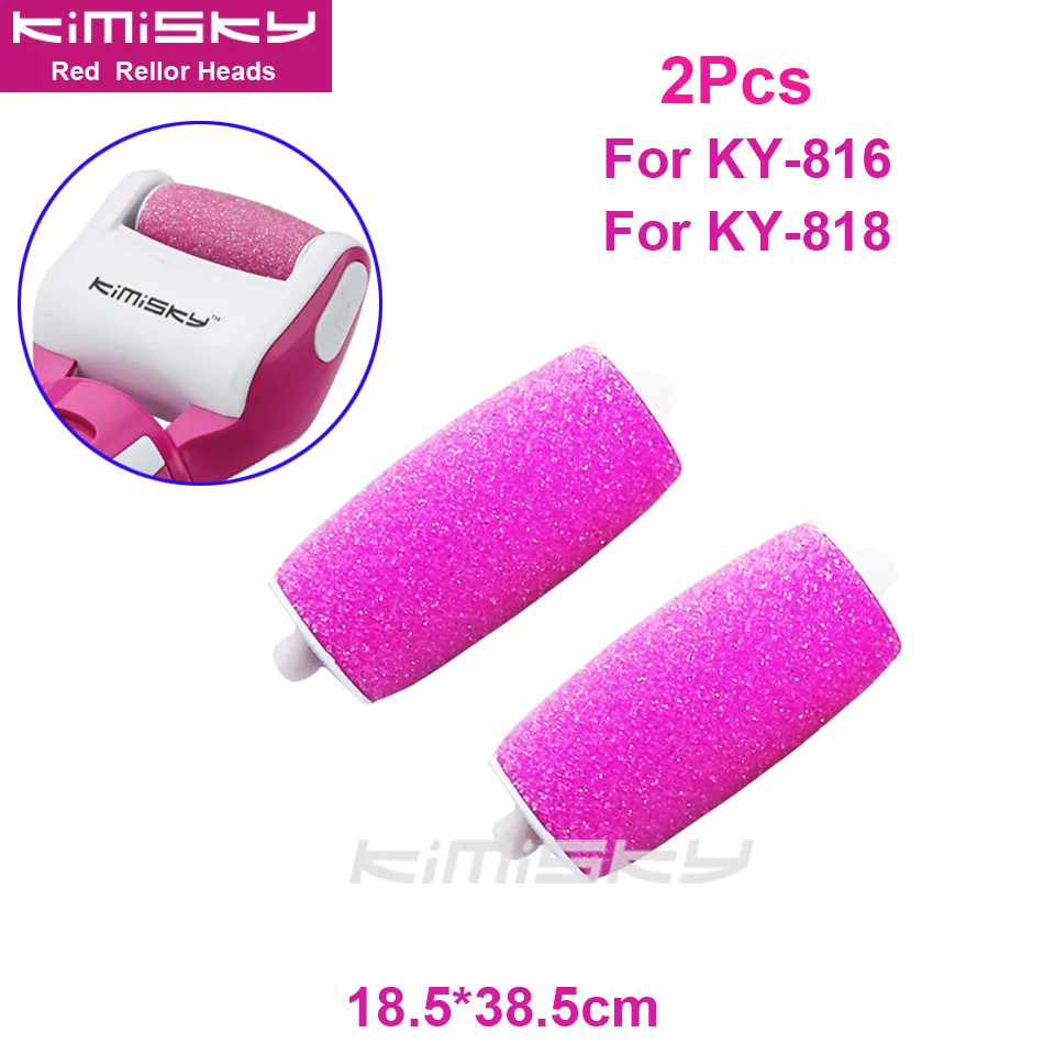 KIMISKY KY838 красный инструмент для ухода за ногами педикюрные инструменты электрическая пилка для ног роликовая головка 18,5*48,5 мм для удаления омертвевшей кожи пироги мозоли