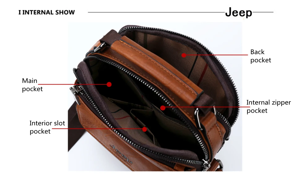 Мужские сумки на плечо jeep buluo, комплект, оранжевая сумка для документов и кошелек, из спилковой кожи, переносная сумка, сумка на плечевом ремне, все сезоны