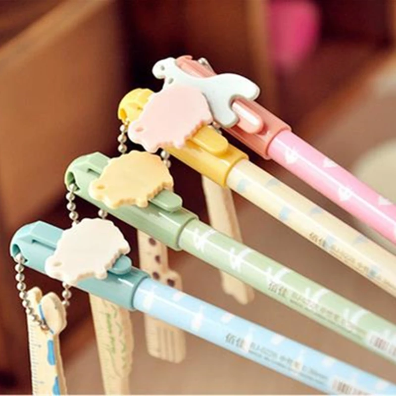 Креативная в форме животного случайный цвет маленький Кулон Иглы гель черные