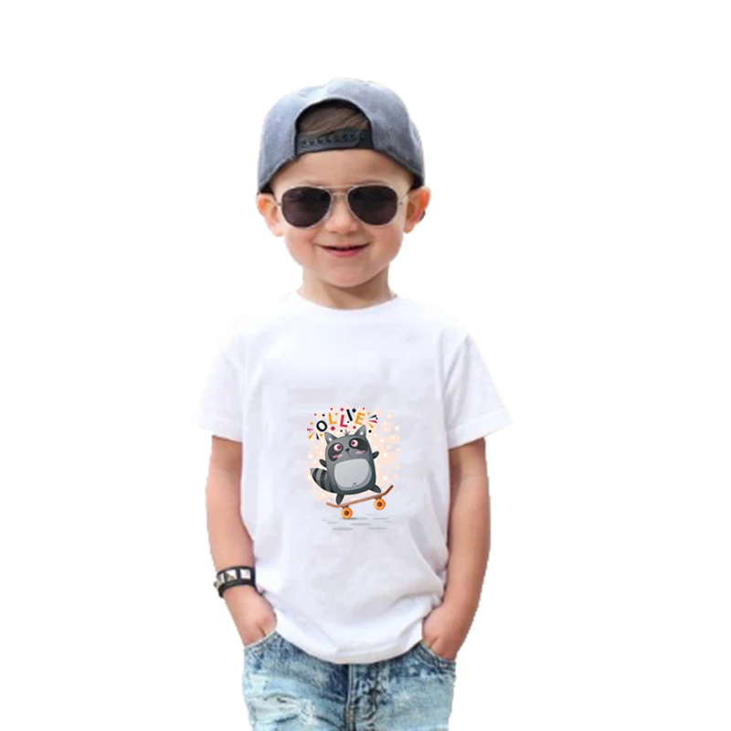 DIY милый кот Железный На Патчи для одежды мультфильм животных термо Стикеры на