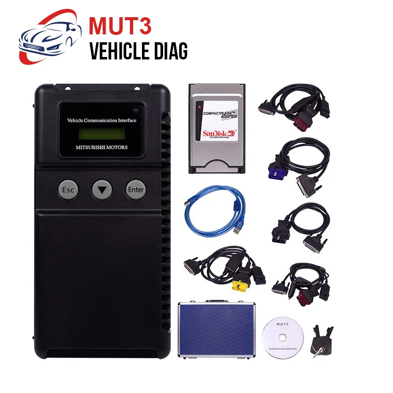 Программатор ECU MUT3 для Mitsubishi инструмент диагностики автомобилей и грузовиков