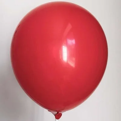red 18 шт 10 дюймов черный, красный белый латексные шары для взрослых День рождения украшения Детские игрушки Воздушные шары для свадьбы Обручение гелиевые шары - Цвет: red