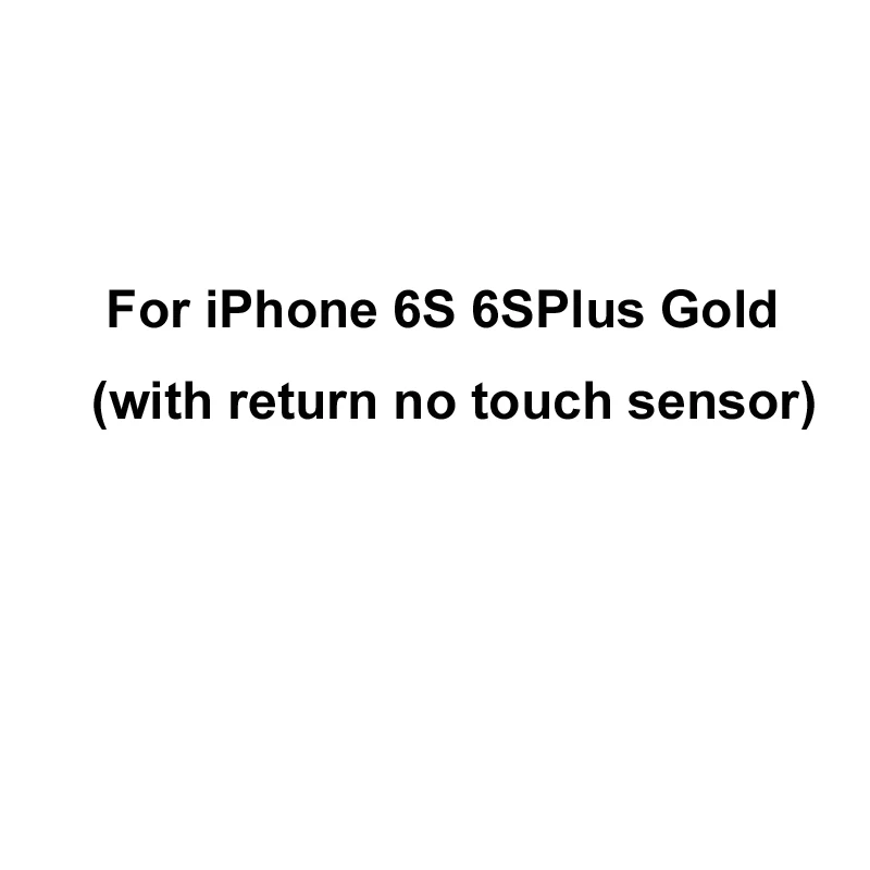 For 6S 6SPlus Gold YKaiserin сенсорный датчик отпечатков пальцев гибкий кабель для iPhone 5S 6 6 Plus 6S 6S Plus 7 7 Plus Кнопка возврата отпечатков пальцев Touch ID - Цвет: For 6S 6SPlus Gold