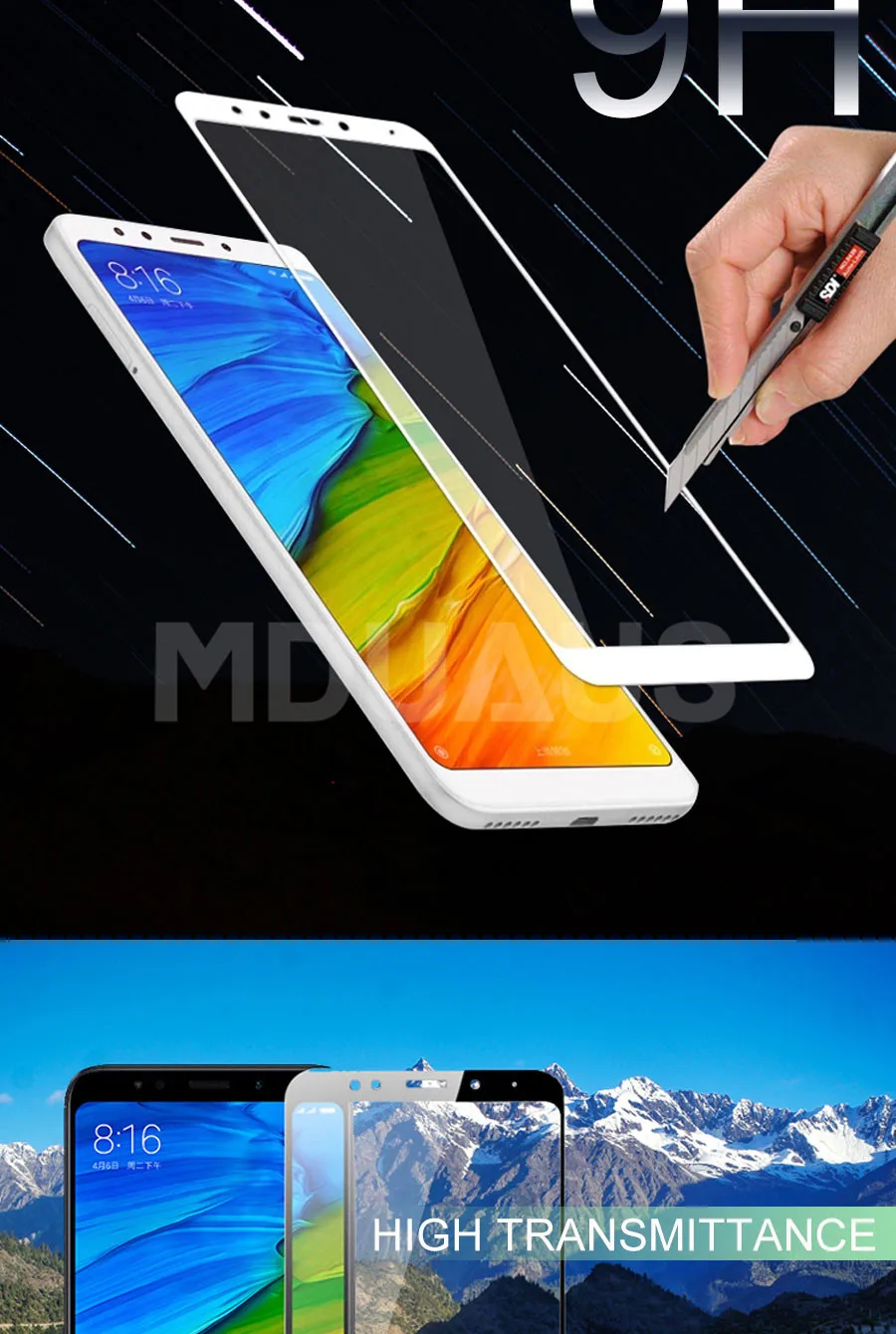 9D Защитное стекло для Xiaomi Redmi 5 Plus S2 5A закаленное защитное стекло для экрана для Redmi 4 Pro 4X 4A пленочный чехол