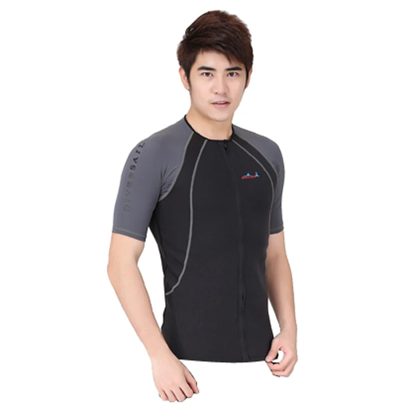 grey clothes men 1,5 мм раздельный костюм для подводного плавания, одежда, защита от медуз, водолазный костюм, Солнцезащитная одежда с длинным рукавом, зимний теплый неопрен+ лайкра - Цвет: grey clothes men