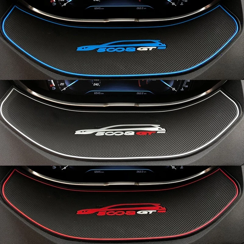 1 шт. Резиновые Нескользящие Коврики для автомобильной панели Peugeot 5008| |