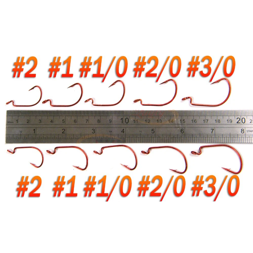 50 шт.#2#1#1/0#2/0#3/0 широкий зазор офсетный крючок лососевые рыболовные крючки дропшиппинг чокнутые черви крючок снасти для ловли окуня колючие крючки