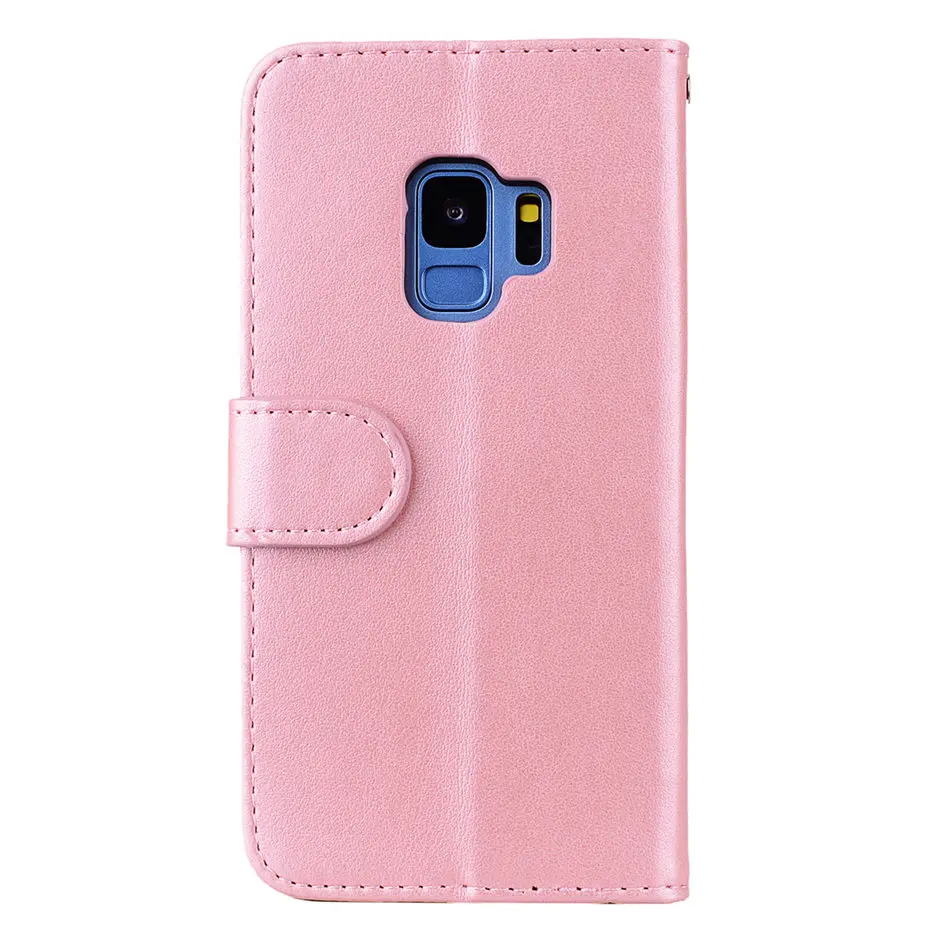 Флип-чехол для телефона для samsung Galaxy S9 S8 плюс S7 S6 край S5 J3 J5 J7 A3 A5 кожаный чехол с силиконовым держателем крышки сумка P23Z