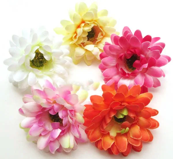 Искусственные головки цветов Западная Хризантема имитация шелковых