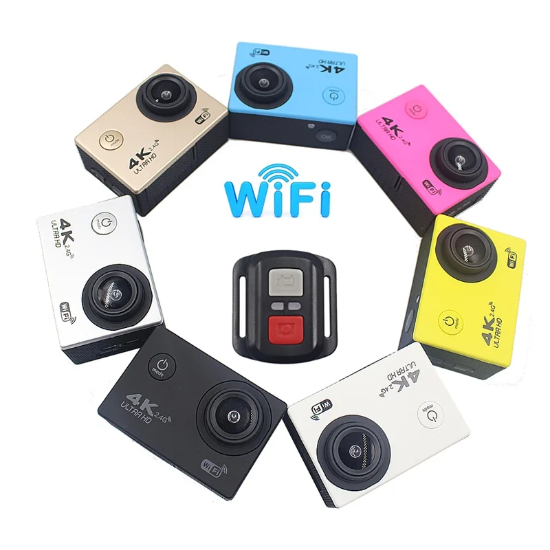 F60R 4K 30FPS Спортивная экшн-камера HD WIFI камера 30 м глубокая Водонепроницаемая с