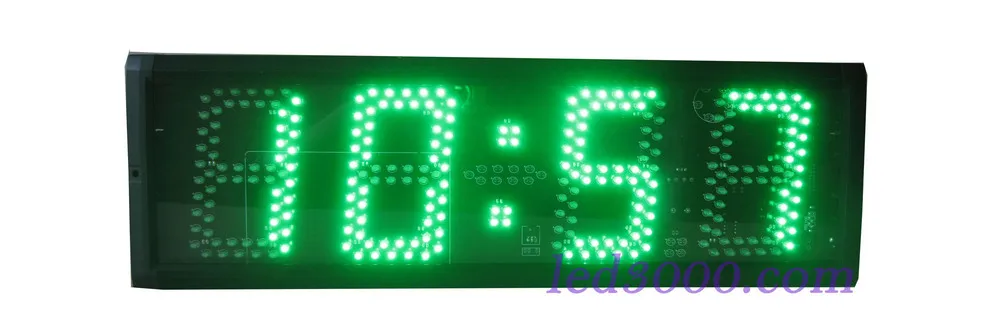 5 дюймов 4 цифры зеленый цвет часов и минут светодиодные часы (HST4-5G)