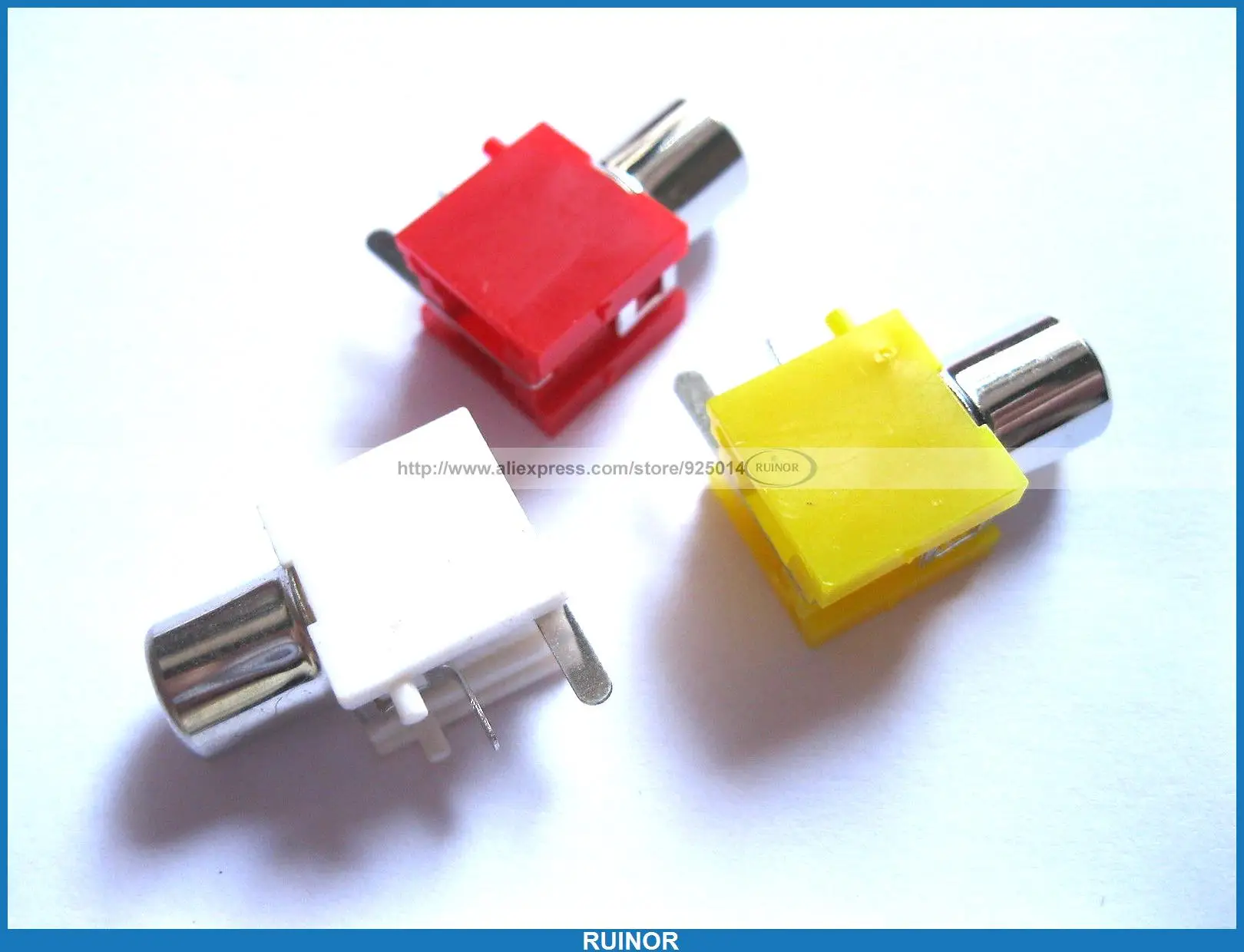 60 шт. AV 8 4 1 контактный разъем 3 цвета RCA Аудио Видео AV|4 pin female connector|connector 34 |