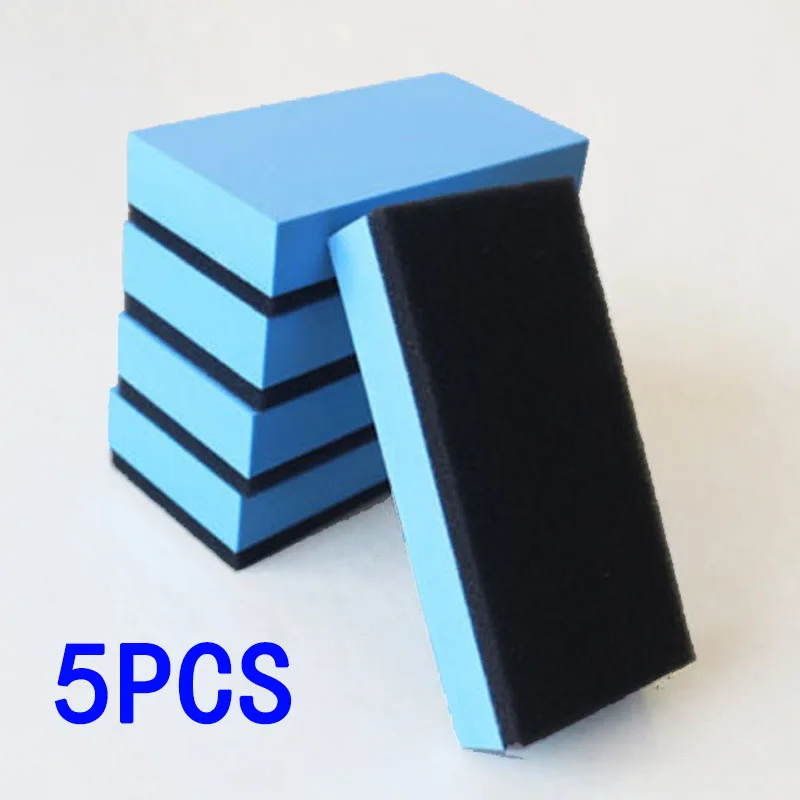 Губка для керамического покрытия автомобиля 5 шт./компл. прямоугольная мягкая