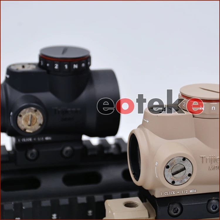XWXS голографический прицел высокого качества стиль Trijicon MRO красный зеленый точка прицел 1MOA точка страйкбол черный низкое крепление
