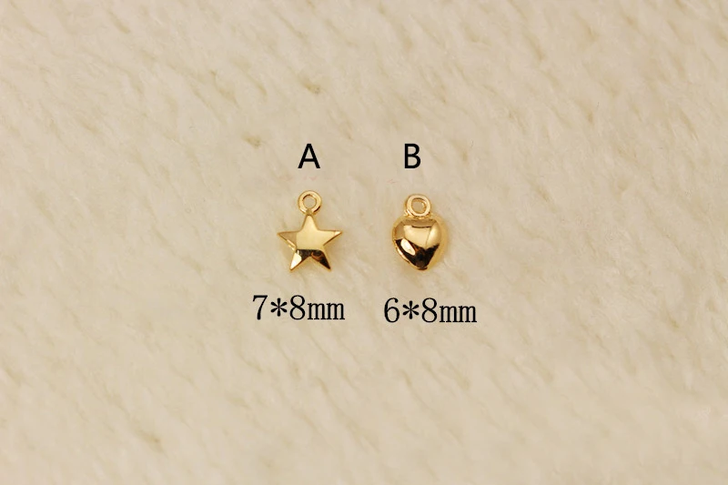 Сделай Сам Европейская мода шарм подарки сердце звезды Металлические Подвески