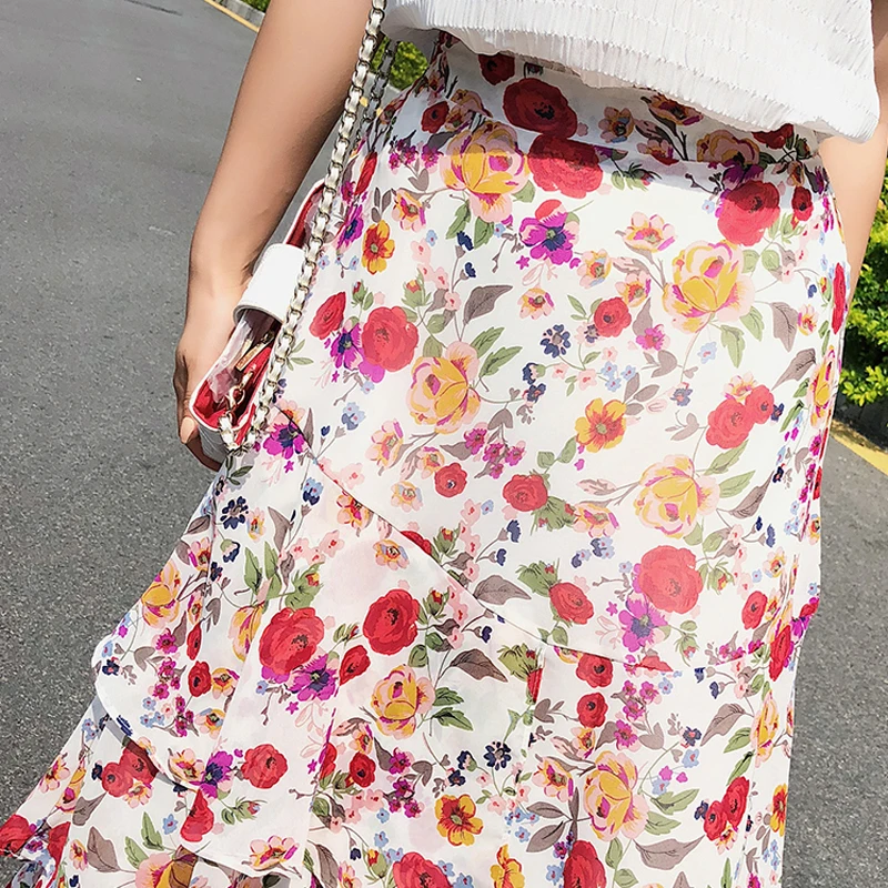 Элегантные богемные разноцветные цветочный декоративный Рисунок с принтом