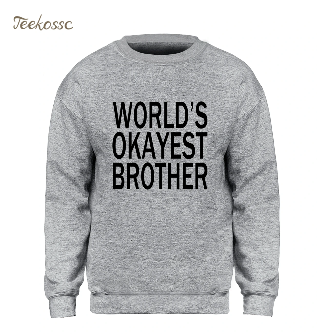 Миры Okayest Brother Рубашка Забавный свитшот для мужчин большой брат подарок сестры