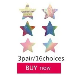 Ypser 15 Pairs Смешанные Одноразовые Клей Пирожки-Сексуальная Соска Обложка Нескольких Цветов