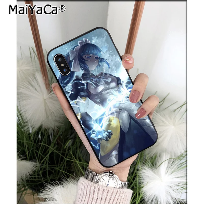A6 MaiYaCa персонаж аниме Overlord Albedo TPU Мягкий силиконовый чехол для телефона чехол для iPhone 6S 6plus 7plus 8 8Plus X Xs MAX 5 5S XR - Цвет: A6