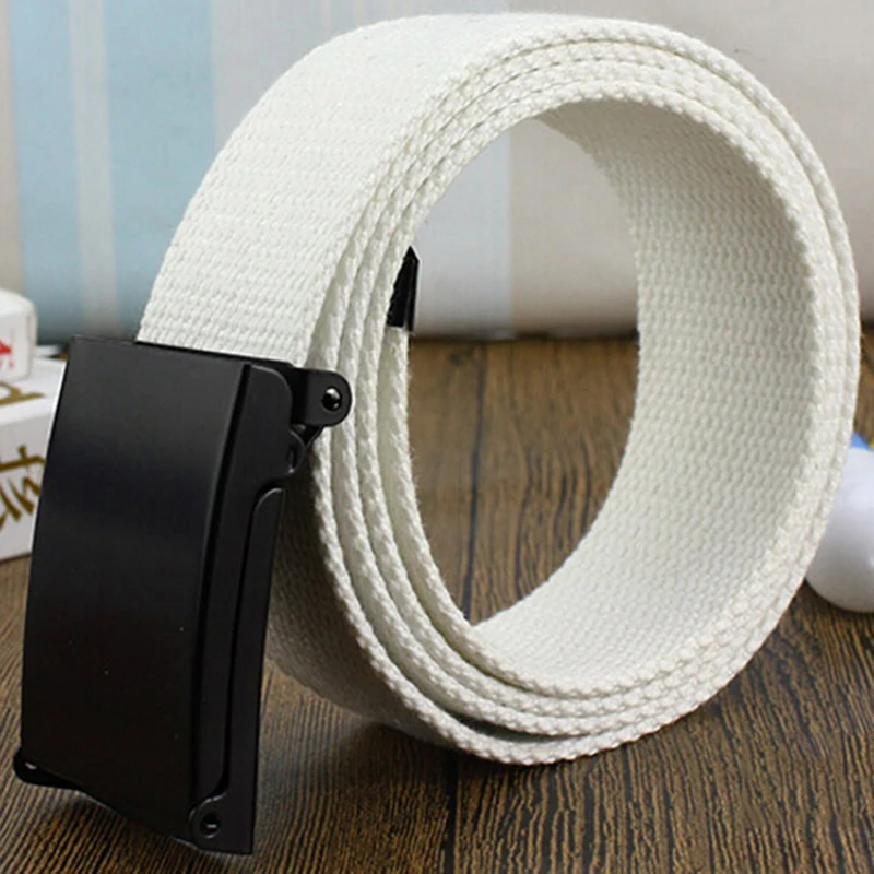

Men Belt New Fashion Unisex Army Tactical Waist Belt Jeans Male Casual Luxury Canvas Webbing Waistband Ceinture Femme