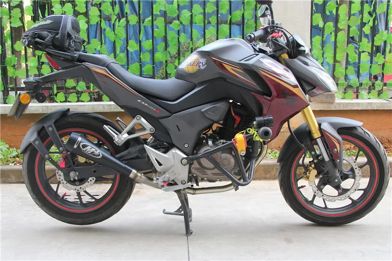 ZS MOTOS 51 мм универсальный глушитель для мотоцикла M4 Yoshimura чехол выхлопной трубы Honda