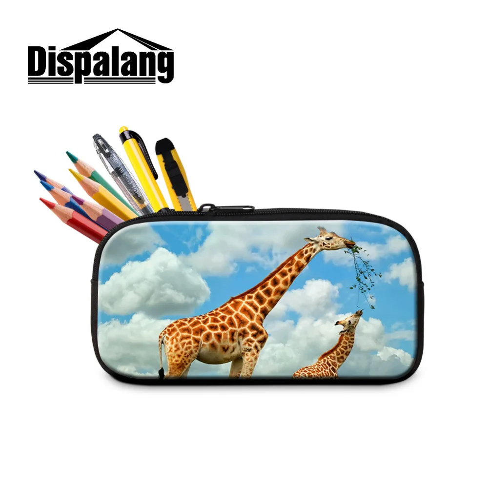 Dispalang милые женские сумки для макияжа карандашей с животными