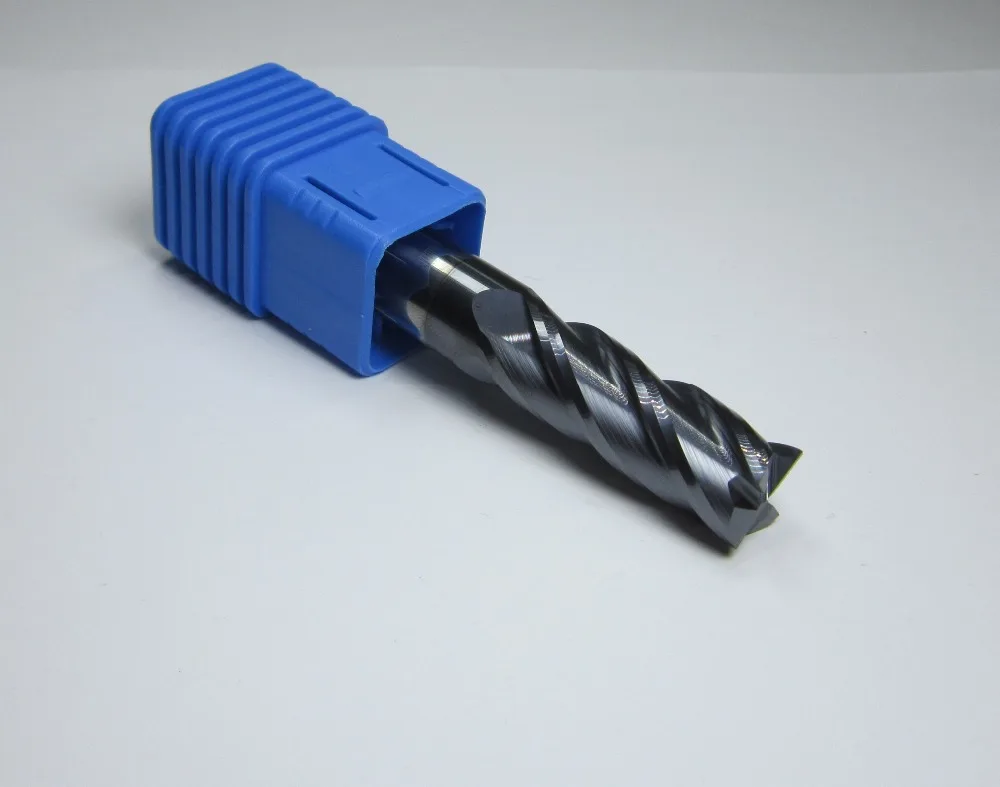 

wholesale tungsten carbide end mills set milling cutter bits HRC45 four 4 flutes 4mm 6mm 8mm 10mm 12mm 14mm CNC 45HRC for steel