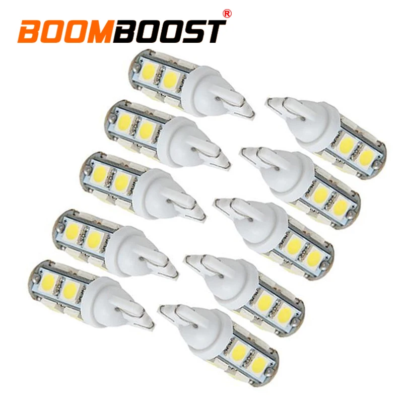 Новое поступление 10 шт. T10 9SMD 5050 Автомобильная ширина лампы безотказный 9