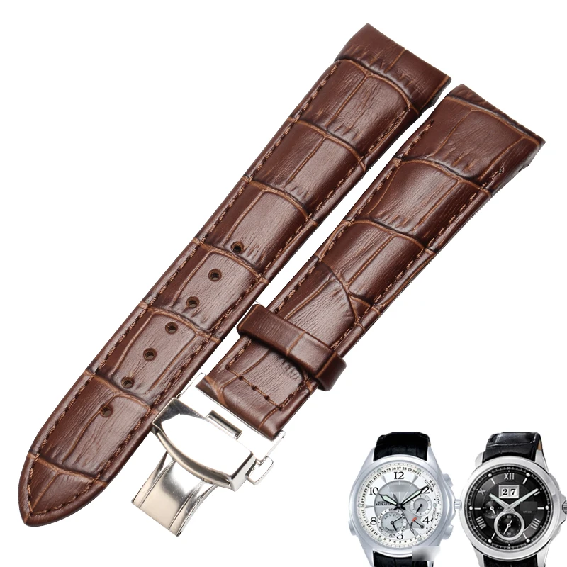 WENTULA часы для Citizen для BL9002 BL9007 BL9000 телячья кожа ремешок из натуральной коровьей кожи кожаный ремешок часы
