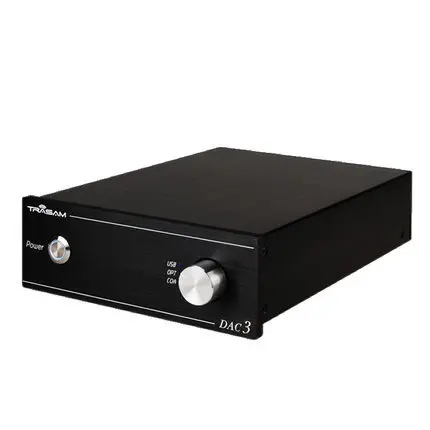 Trasam DAC-3 HiFi 2.0 Digital Audio Decoder/Headphone Amplifier Input USB/Coaxial/Optical 24Bit/192KHz XMOS+PCM1794A+LME49720HA |