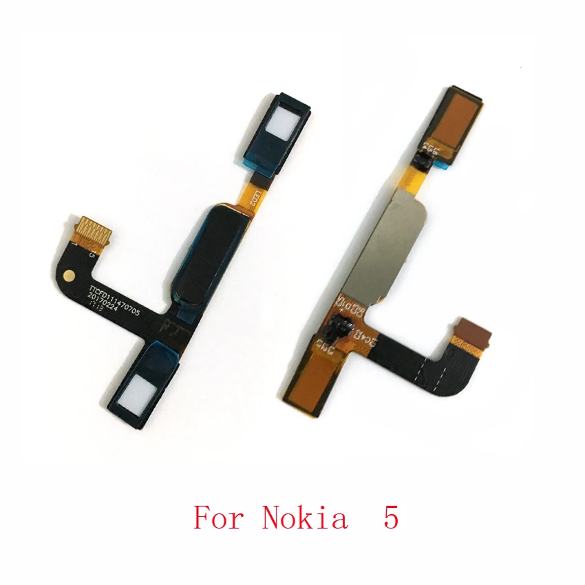 Протестированный датчик отпечатков пальцев гибкий кабель для Nokia 5 6 7 8 Главная Кнопка возврата ключа Touch ID Ремонт Запчасти