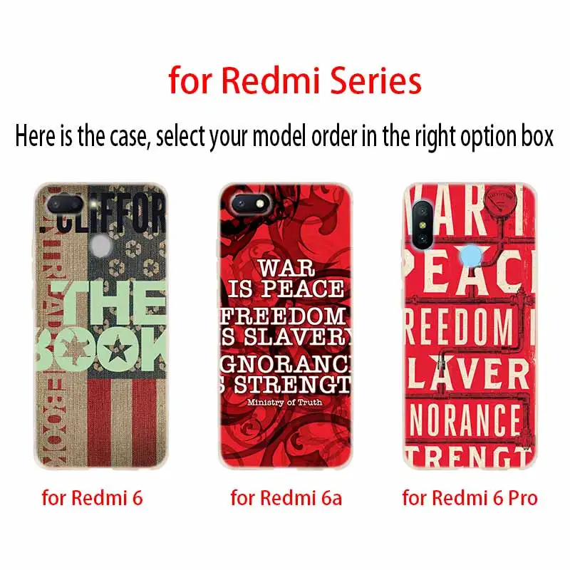Мягкий чехол для Xiaomi Redmi 9A 8A 7A Note 10 9 8 7 Pro Max 10S 9S 8T Роскошный 1984 Джордж