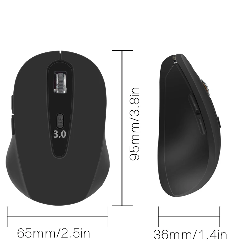 BTS-3000 Mini Optical Bluetooth 3.0 Mouse 6D voor win7/win8 xp macebook iapd Android Tabletten Computer notebook laptop | Компьютеры и