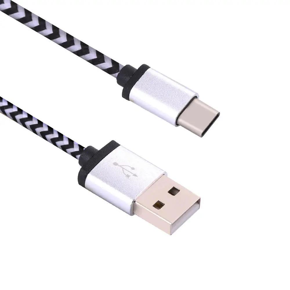 1M type C кабель для зарядки данных Плетеный mi cro USB быстрой синхронизации samsung xiaomi A3