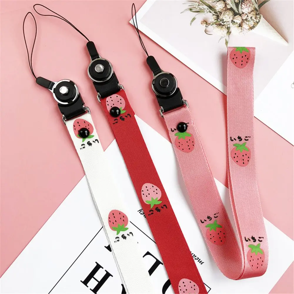 Каваи шейный ремешок выдвижной держатель для карт значок катушка телефона