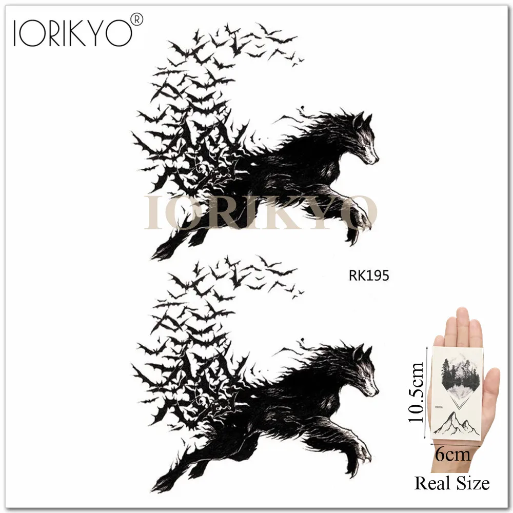 IORIKYO Для женщин временные тату наклейка для боди арта рисунок рука
