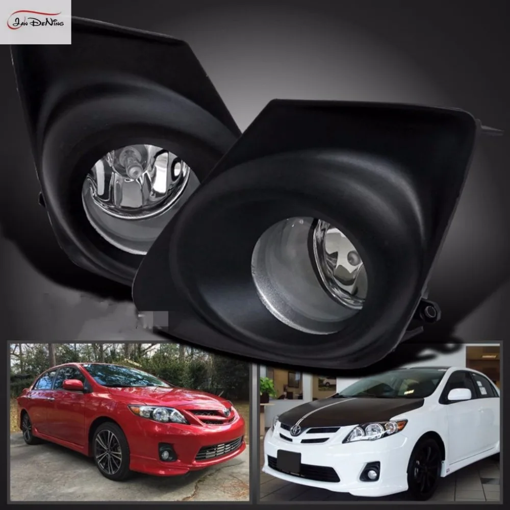 Противотуманные фары JanDeNing для Toyota COROLLA/ALTIS 2011 2013 Передние Прозрачные