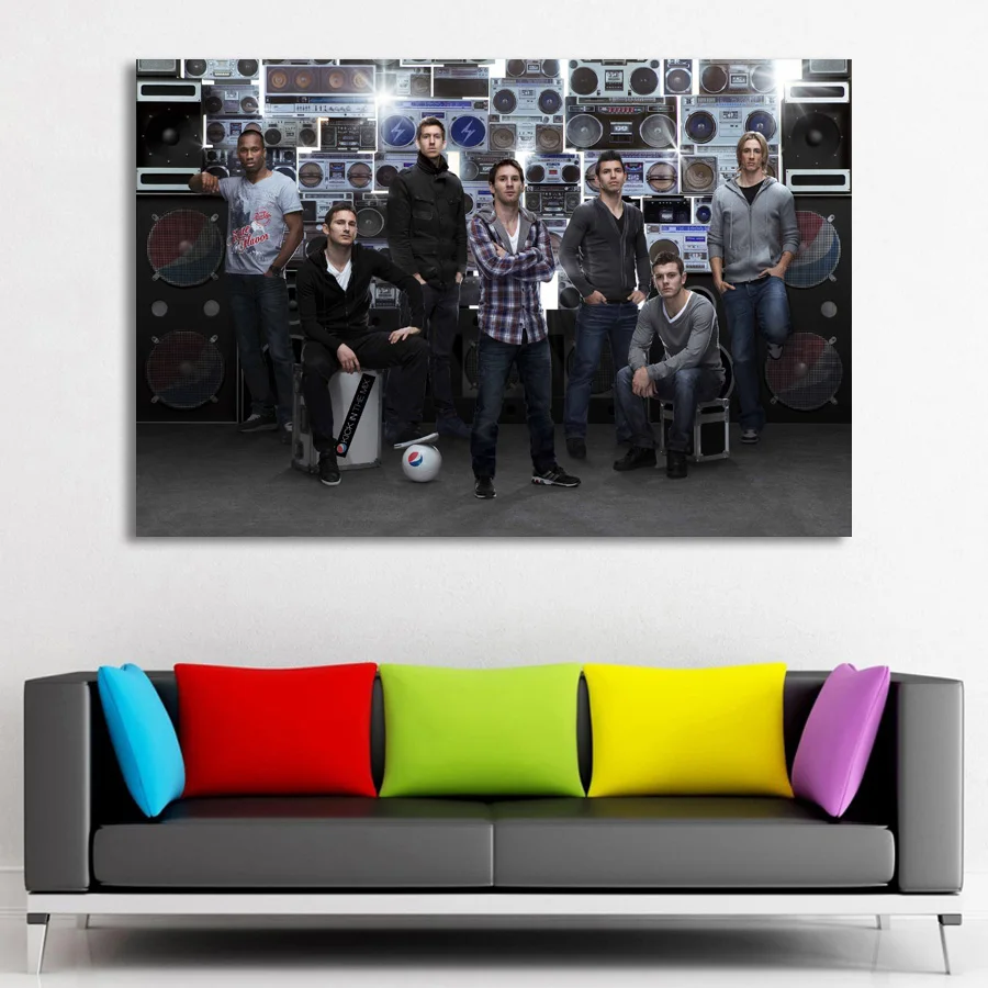 Футбол звезды Лео Месси спортивные Плакаты и художественная печать на холсте