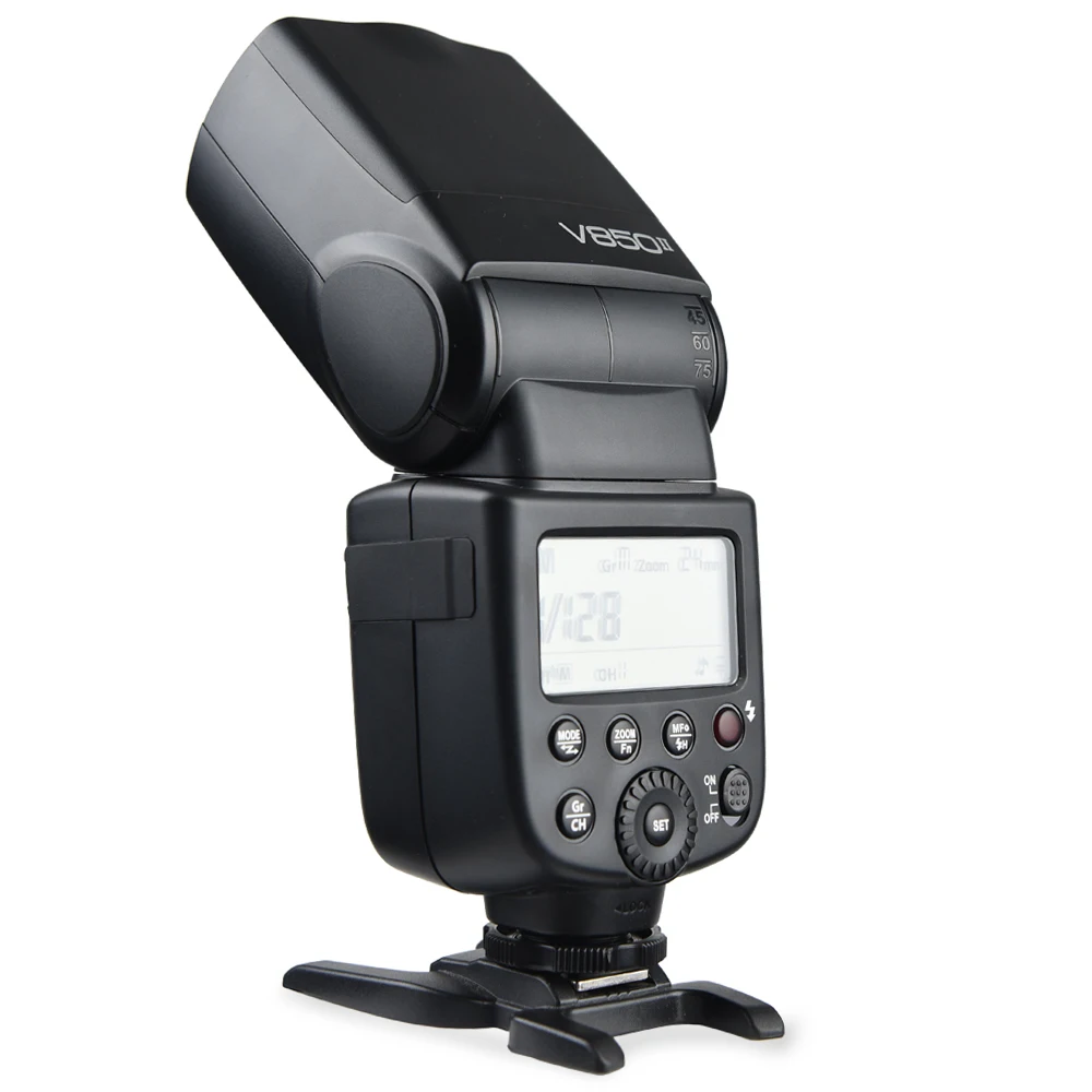 Godox Винг V850II Камера вспышки Speedlite с 2000 мАч литий ионный Батарея 5600 К +/ 200 для Canon nikon