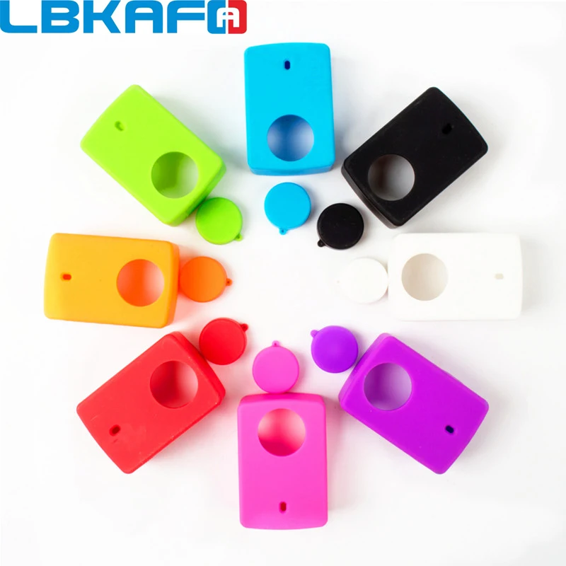 LBKAFA для Xiaomi yi 2/4 K аксессуары силиконовый защитный чехол+ крышка объектива Комплект для Xiaomi yi 2 Band 4 K Action Cam