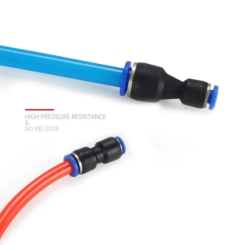 

5pcs Pneumatic Push In Air Quick Fittings Coupler Hose Tube Straight Connector